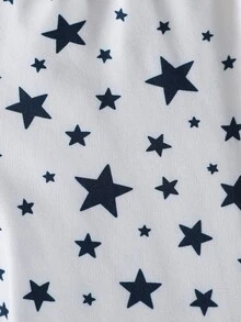 SHEIN Playful Pals 4pcs Random Unisex Baby Striped Blue Green White Gray Solid Color Dinosaur Pattern Print Long Pants Multi-Piece Set Daily Wear Discount Pack - Multicolor - View 8