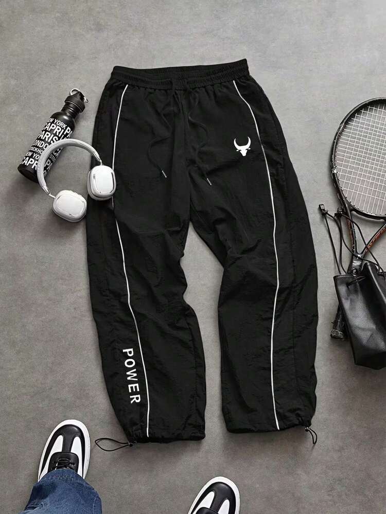 RISE LYT Men's Short Sleeve T-Shirt And Pants Sports Suit, Gym - Black - View 5