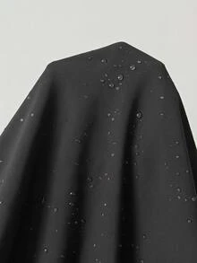 SHEIN EZwear 大尺碼女款休閒百搭純色連帽夾克 - 黑色 - 查看 8