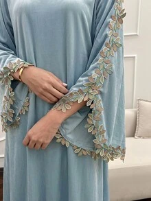 Yasmyna Women's Applique Casual Party & Travel Arabian Dress - Multicolor - View 3