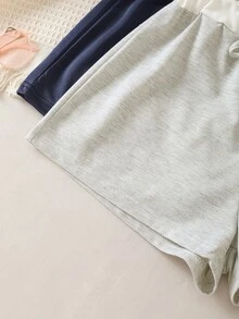 Lowkey Lull 2件套女士数码印花休闲短裤/睡裤套装 - 彩色 - 查看 7