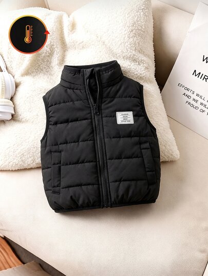 Souflis Souflis Baby Boy Winter Casual Fashion Lightweight Sleeveless Thermal Lined Padded Coat
