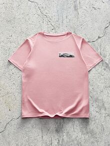 EVRINFINITE 3pcs Unisex Round Neck T-Shirt With Racecar Graphic Print, Casual & Comfortable - Multicolor - View 6