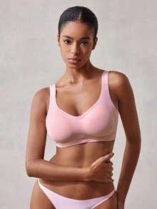 Veilyse Plus Size Women Wireless Maternity Nursing Bra, Sleepwear For Summer - Multicolor - View 6