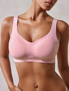 Veilyse Plus Size Women Wireless Maternity Nursing Bra, Sleepwear For Summer - Multicolor - View 7