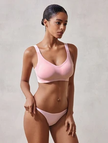 Veilyse Plus Size Women Wireless Maternity Nursing Bra, Sleepwear For Summer - Multicolor - View 1