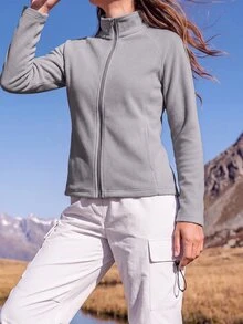 In My Nature Women Outdoor Fleece - Purple - View 5