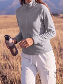 In My Nature Women Outdoor Fleece - Purple - View 4