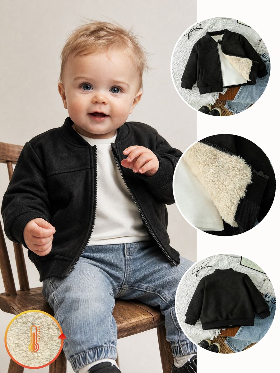 Souflis Souflis Baby Boys Coats - Black - View 1