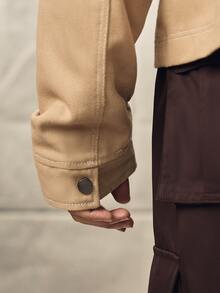 Norleigh Casual Minimalist Men's Single Jacket Work Jackets - Camel - View 7