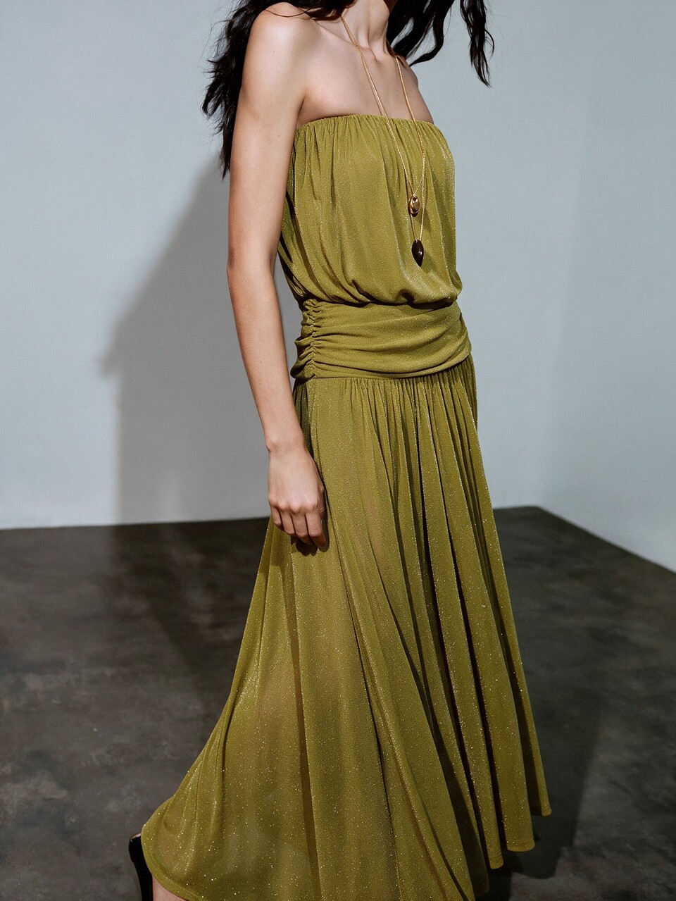 MOTF SPRING/SUMMER KNIT BANDEAU LOW WAIST DRESS, URBAN CHIC