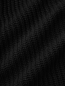 Breezaya Beach Vacation Solid Color Casual Knit Camisole Top - Black - View 8