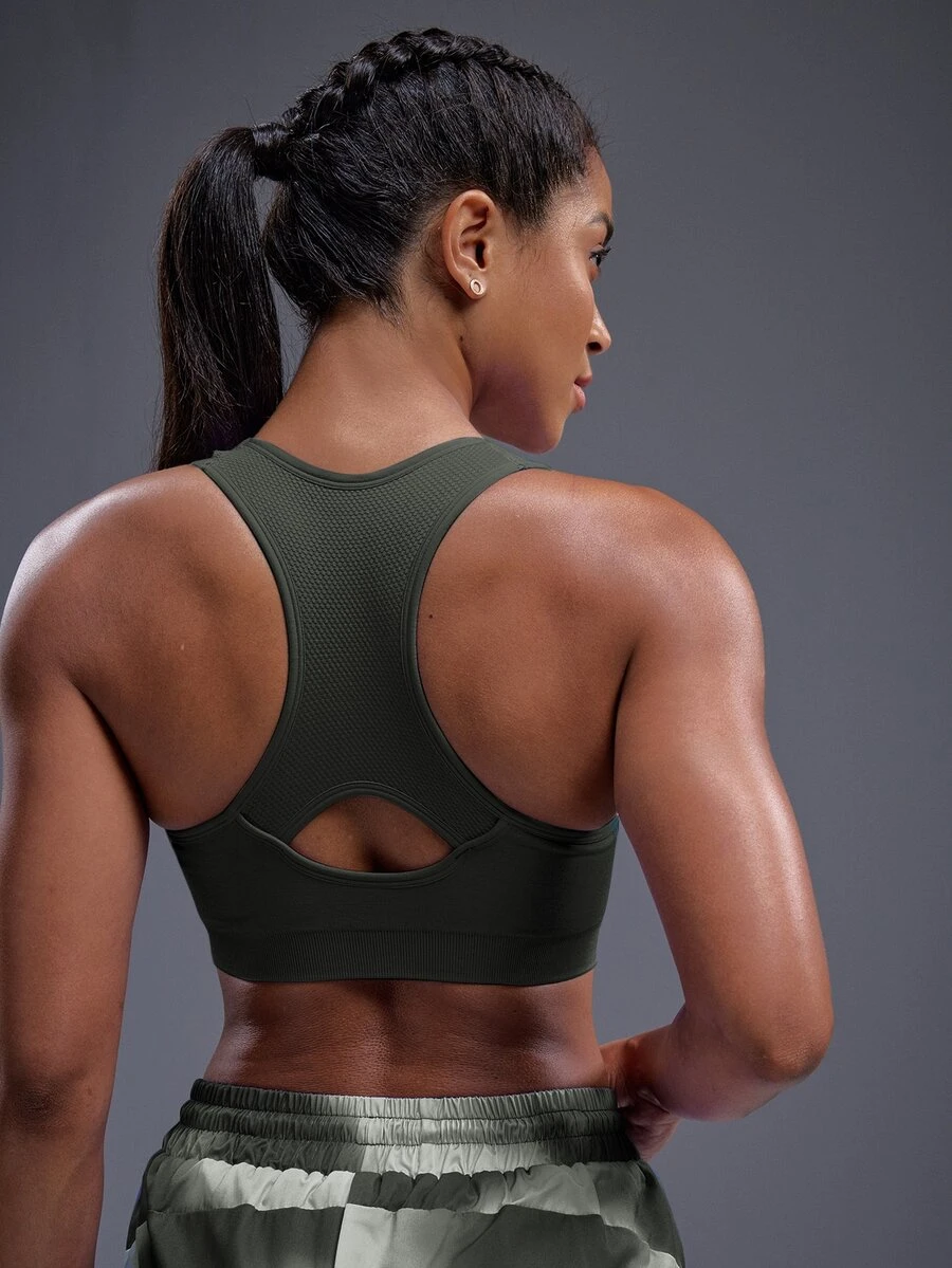 Powerista Women's Solid Color Casual Daily Sports Bra