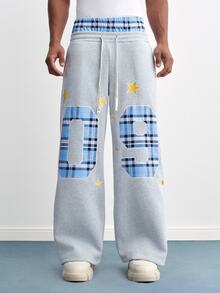 TOKVUE Men's Drawstring Waist Digital Pattern Casual Daily Wear Sweatpants - Multicolor - View 5