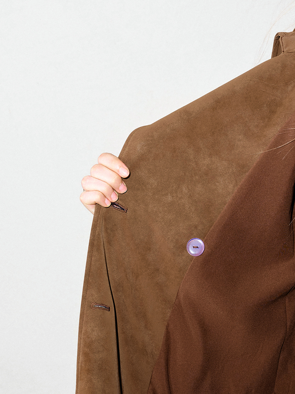 MOTF AUTUMN/WINTER BROWN ELEGANT WOMEN'S TRENCH COAT