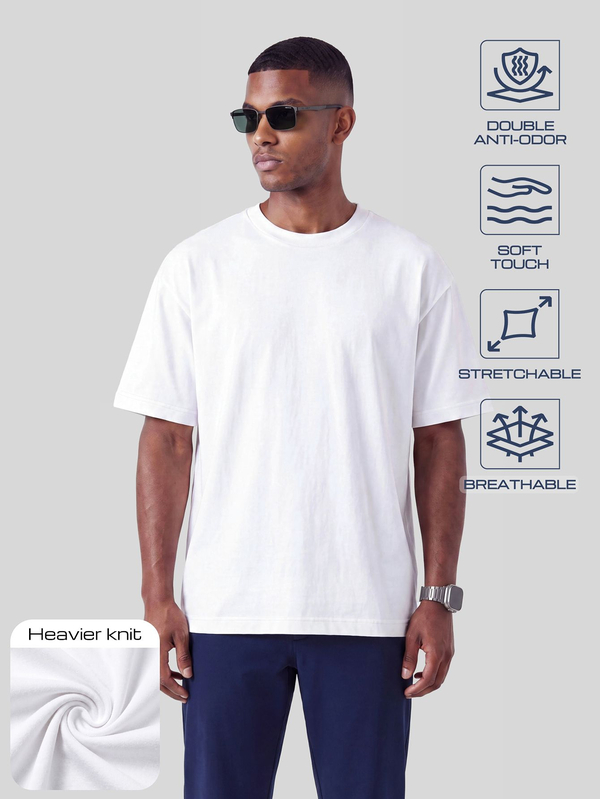 TekDrob Heavy Oversize T-Shirt With Crew Neck