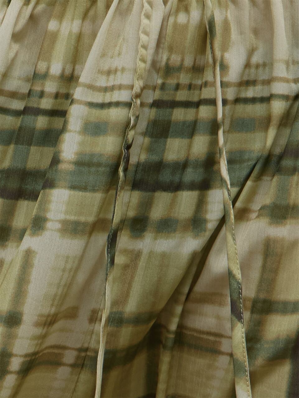 Pantalon ballon en satin froissé à carreaux verts, été automne, quotidien, soirée rendez-vous, vacances, Dazed