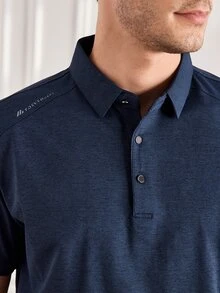 Officeau Pro Man Wardrobe Sports Tennis Shirt, Men's Summer Short Sleeve Polo Shirt For Sports And Outdoor Recreation - Navy Blue - View 7