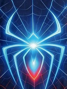 (1件) 秋冬男童休閒時尚酷感極簡閃電蜘蛛圖案基礎圓領運動衫 - 彩色 - 查看 6
