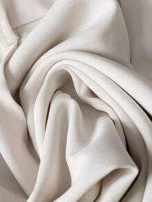 Airaco Women's Elegant Ruched Ruffle Suit Set, Suitable For Commuting, Vacation, And Gatherings, Autumn/Winter - Apricot - View 8