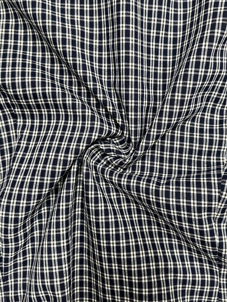 Sunspun Plus Size Spring/Summer Asymmetrical Collar Short Sleeve Plaid Shirt - Multicolor - View 6