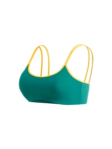 Cheerettes Bra Olahraga Minimalis Blok Warna Ukuran Plus Wanita - MultiWarna - View 9
