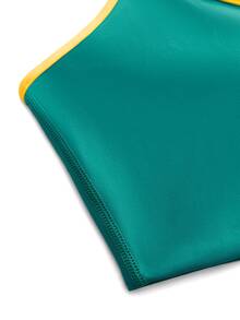 Cheerettes Bra Olahraga Minimalis Blok Warna Ukuran Plus Wanita - MultiWarna - View 7
