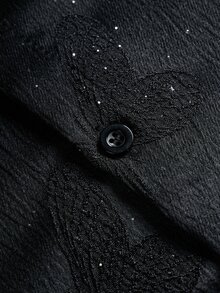Zorclune Men's All-Over Print Casual Versatile Short Sleeve Shirt For Daily Wear - Black - View 7