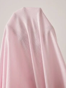 Ocili 女款鏤空刺繡單排扣細肩帶居家休閒連身裙 - 粉色 - 查看 7