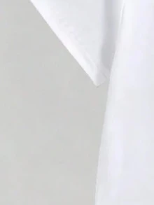 SHEIN 2件組女童T恤與工裝褲套裝，白色T恤搭配粉色工裝褲，蝴蝶結印花設計，時尚設計，寬鬆舒適，適合四季穿著，假日聚會、派對、春夏穿搭 - 彩色 - 查看 4