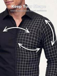 TekDrob WaterProof & UV Protection Classic Regular Shirt With Long Sleeve - Black - View 3