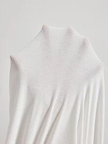 Ocili Conjunto de ropa de estar en casa para mujer minimalista, cómodo y suave, con cuello de encaje, botones tipo concha, manga larga y pantalones - Blanco - Ver 8