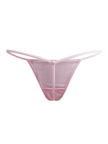 Ocili Set de 3 tangas de mujer de unicolor, cómodos y transpirables - Multicolor - Ver 8