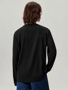 Vaulklash Kaos Pria - Hitam - View 3