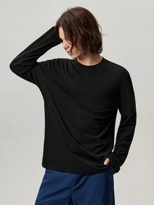 Vaulklash Kaos Pria - Hitam - View 5