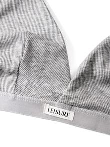 Ocili 1 pieza Sujetador inalámbrico sin costuras de un solo pecho de estilo gris LEISURE para mujeres - Gris - Ver 3