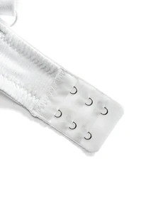 Ocili 1 pieza Sujetador de alta calidad con aros, con soporte lateral y relleno ligero, color gris, para mujer - Blanco - Ver 9