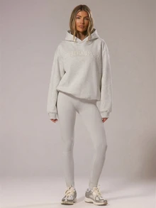 Musera Sport Sudaderas deportivas para mujer - Gris Claro - Ver 5