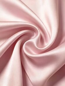 CHARMVALE A Romantic And Sexy Pink Satin Midi Dress With A Halter Neck-Perfect For Dates, Vacations, And Every - Pink - View 5