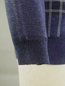 Manfinity Homme Men's Casual Plaid Patchwork Cardigan, Autumn/Winter - Blue - View 4