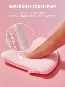 SHEGLAM Insta-Ready Puff Bedak Merek Kecantikan Kosmetik Makeup Untuk Wanita Dan Anak Perempuan - Baby Pink - View 6