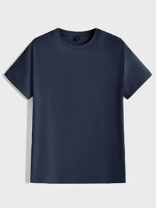 EURMUSE 100%Cotton Men's Basic Round Neck T-Shirt Set (Multiple Pieces) - Multicolor - View 5