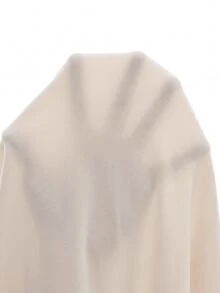 Hauture Cape Cut Out Elegant Bodysuit Heiress Style Birthday Night Out - Apricot - View 6