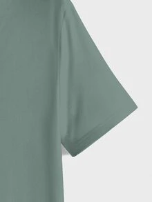 EURMUSE 100%Cotton Men's Basic Round Neck T-Shirt Set (Multiple Pieces) - Multicolor - View 4