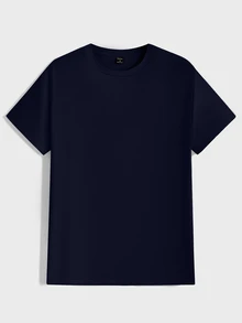 EURMUSE 100%Cotton Men's Basic Round Neck T-Shirt Set (Multiple Pieces) - Multicolor - View 10