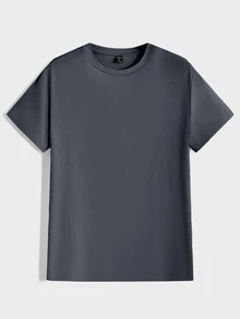 EURMUSE 100%Cotton Men's Basic Round Neck T-Shirt Set (Multiple Pieces) - Multicolor - View 6