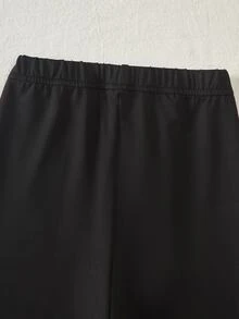 年輕女孩連帽衫與運動衫套裝 - 淺粉色 - 查看 5