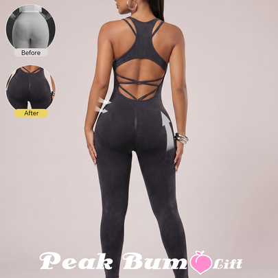 Radiana Women's Camisole Capris Backless Sports Jumpsuit Fitness & Gym Running …