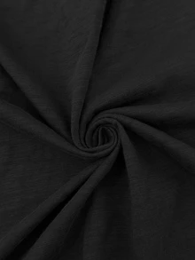 Easowa Casual Women's Sleeveless Cotton Thin Jacket For Spring, Summer And Autumn - Black - View 7