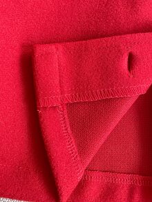 PrepCrw Young Girls' Collegiate Style Cloak Jacket/Dress Set,Party - Red - View 12